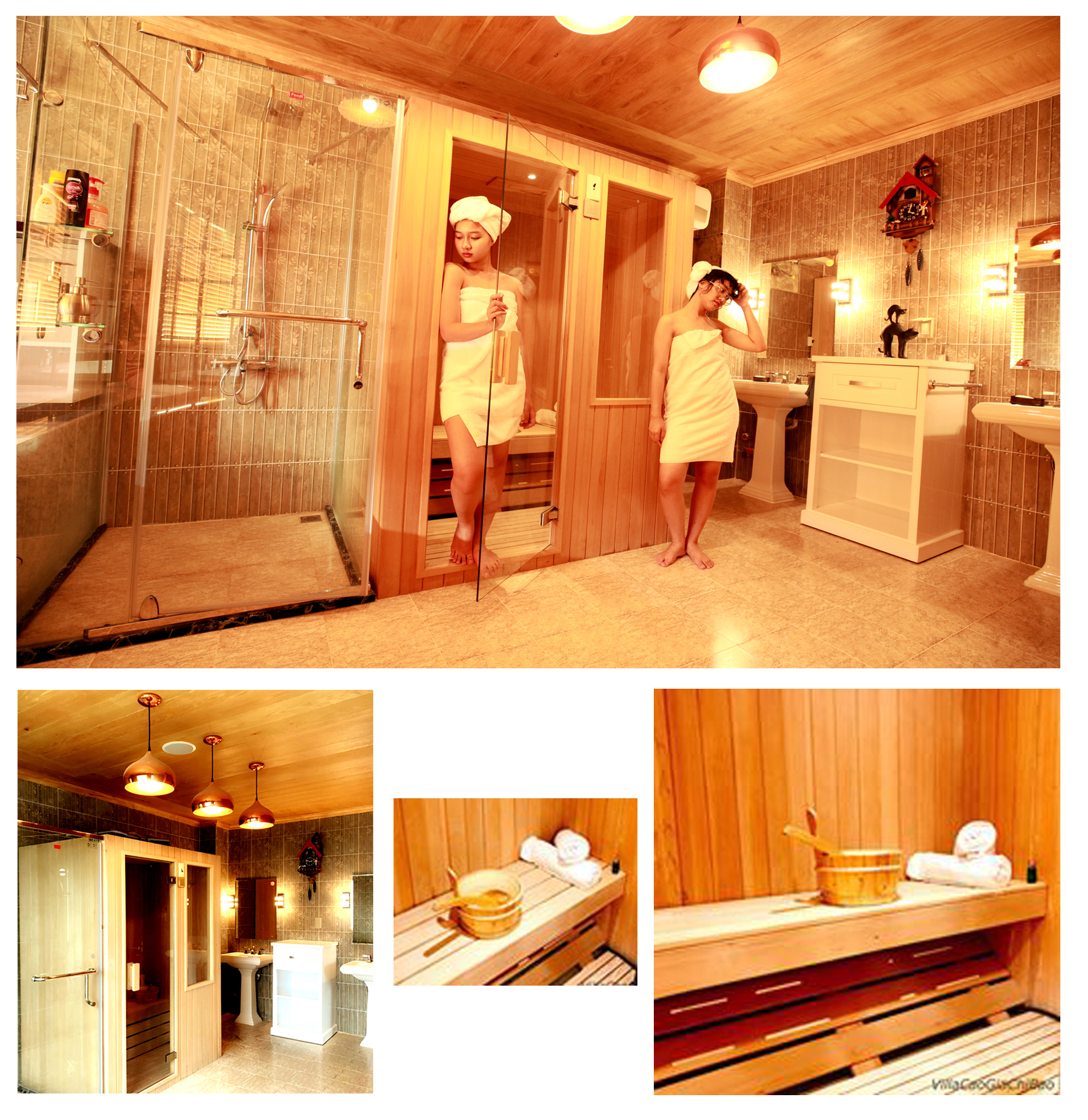 Sauna Room at Villa Cao Gia Chi Bao